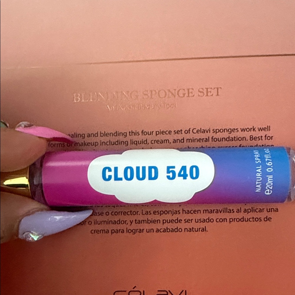CLOUD 540 Natural Spray Bottle - Pink & Blue Gradient